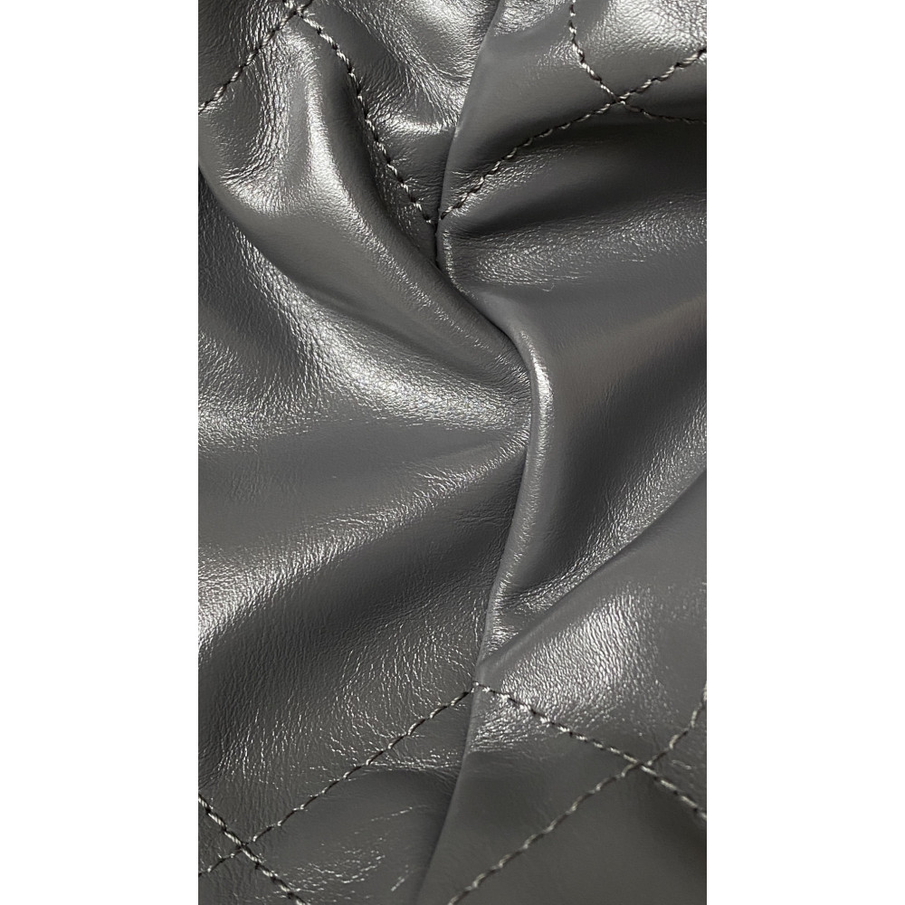 Chanel 23C dark gray mini 22Bag,