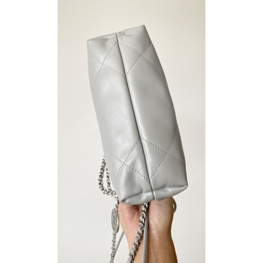 Chanel 23C light gray mini 22Bag