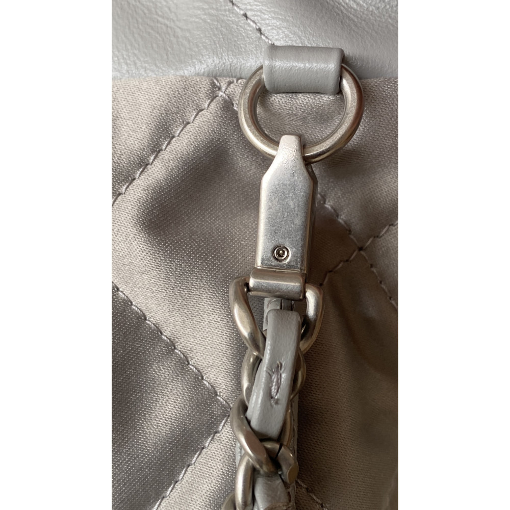 Chanel 23C light gray mini 22Bag