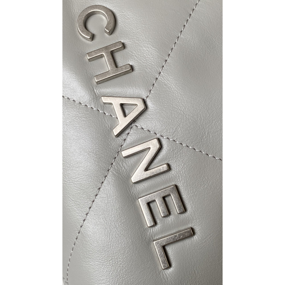 Chanel 23C light gray mini 22Bag