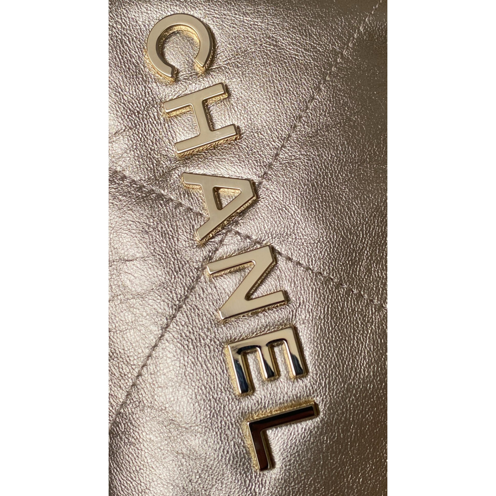 Chanel 24B limited color gold mini 22Bag!