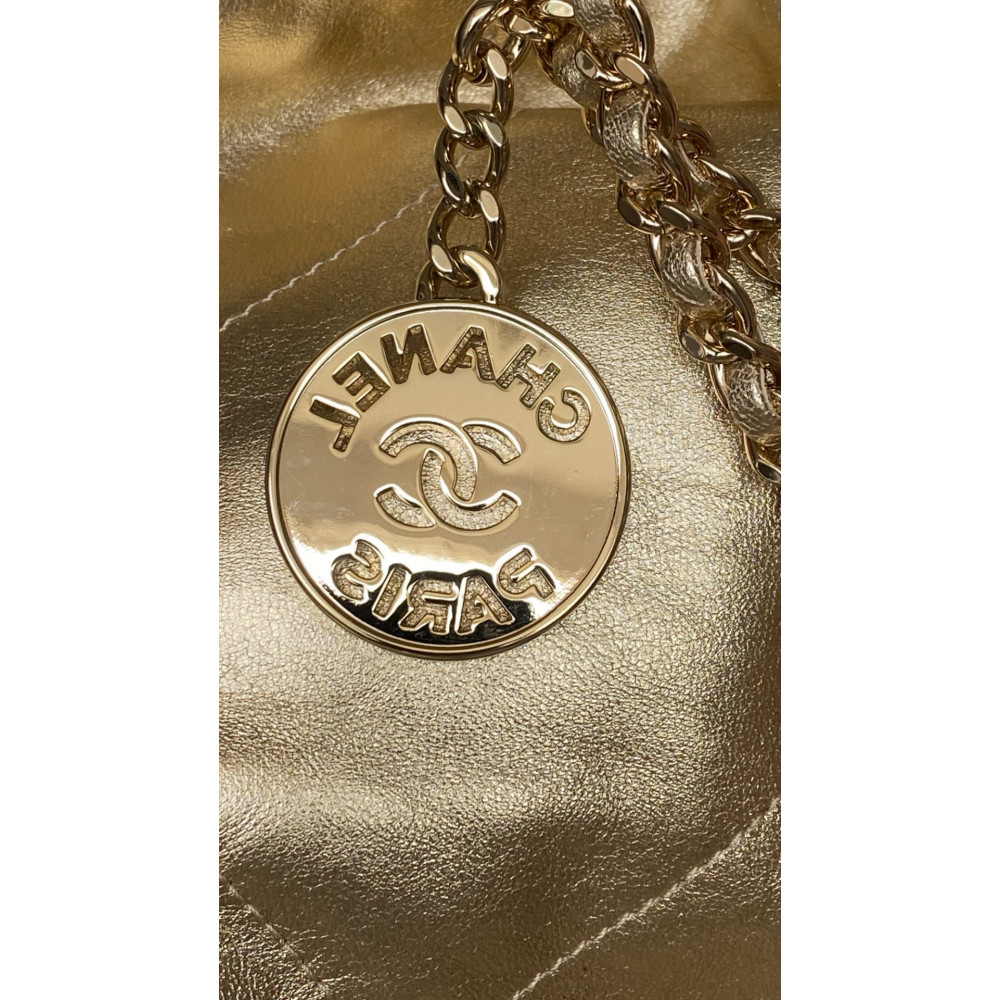Chanel 24B limited color gold mini 22Bag!