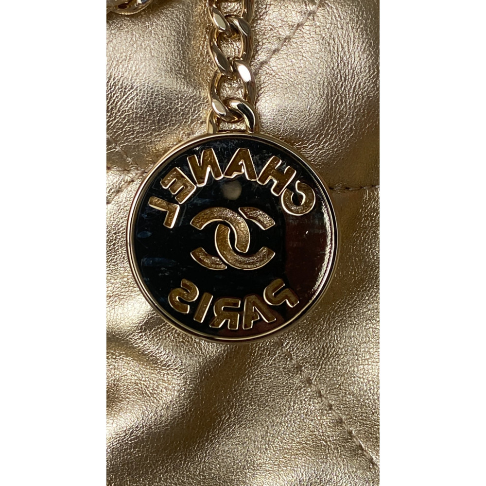 Chanel 24B limited color gold mini 22Bag!