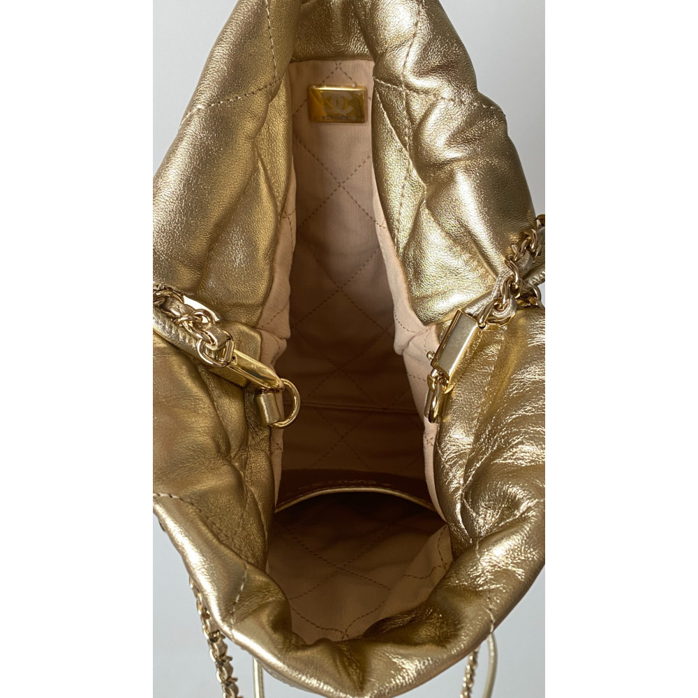 Chanel 24B limited color gold mini 22Bag!