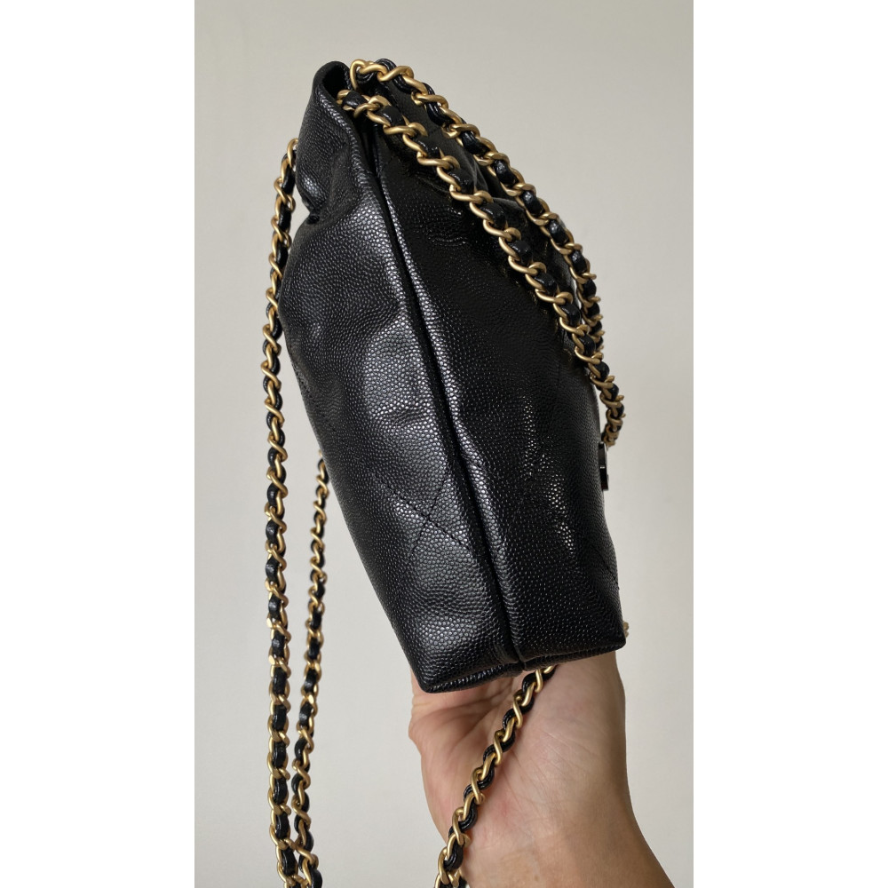 Chanel 23K limited color black mini 22Bag