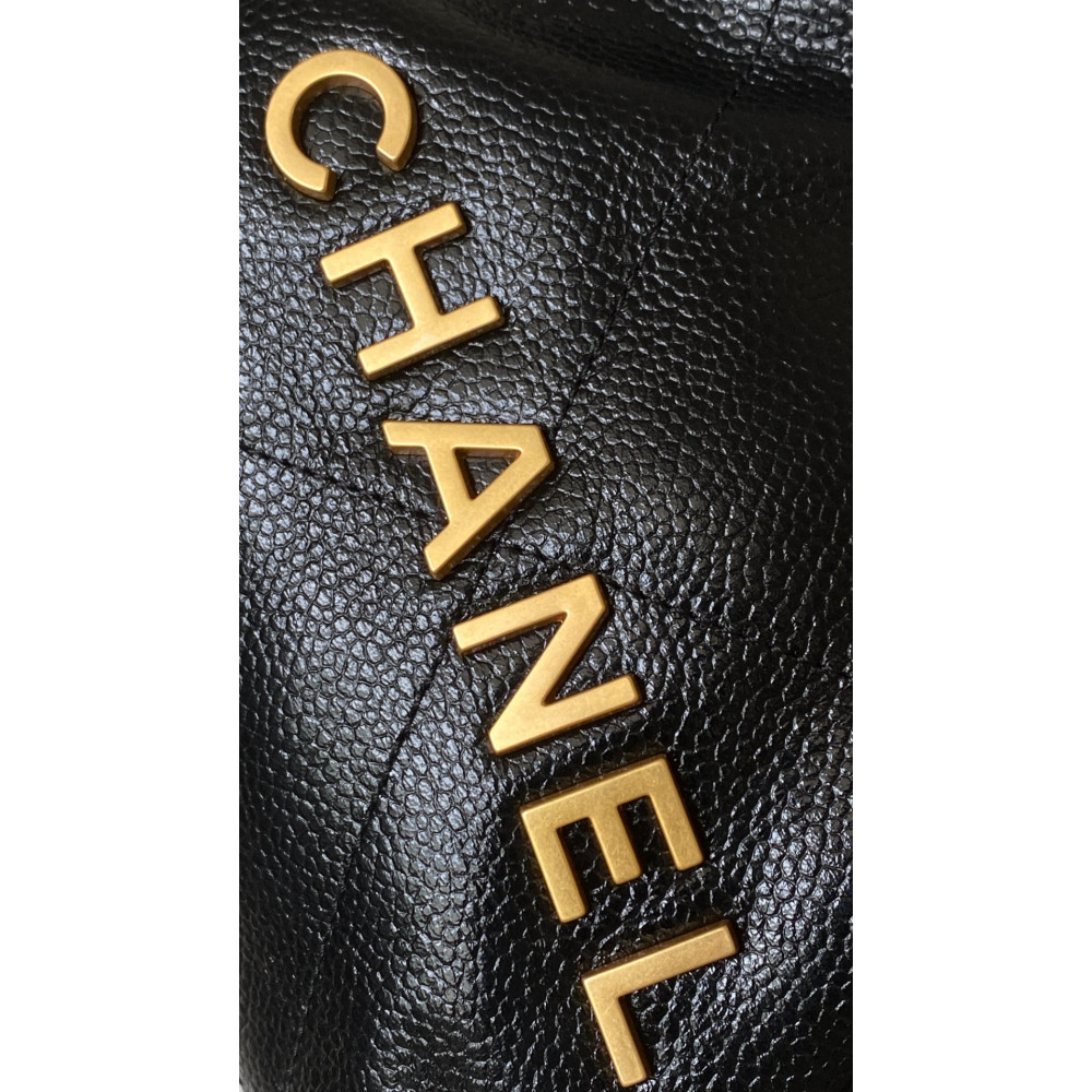 Chanel 23K limited color black mini 22Bag