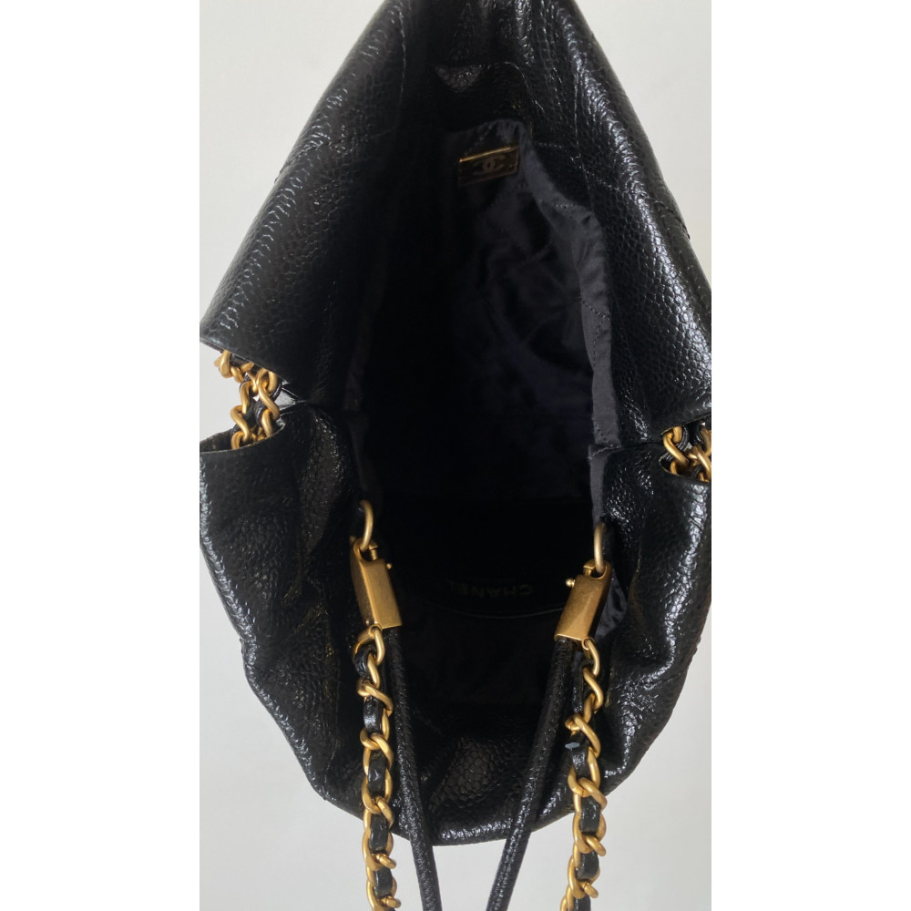 Chanel 23K limited color black mini 22Bag