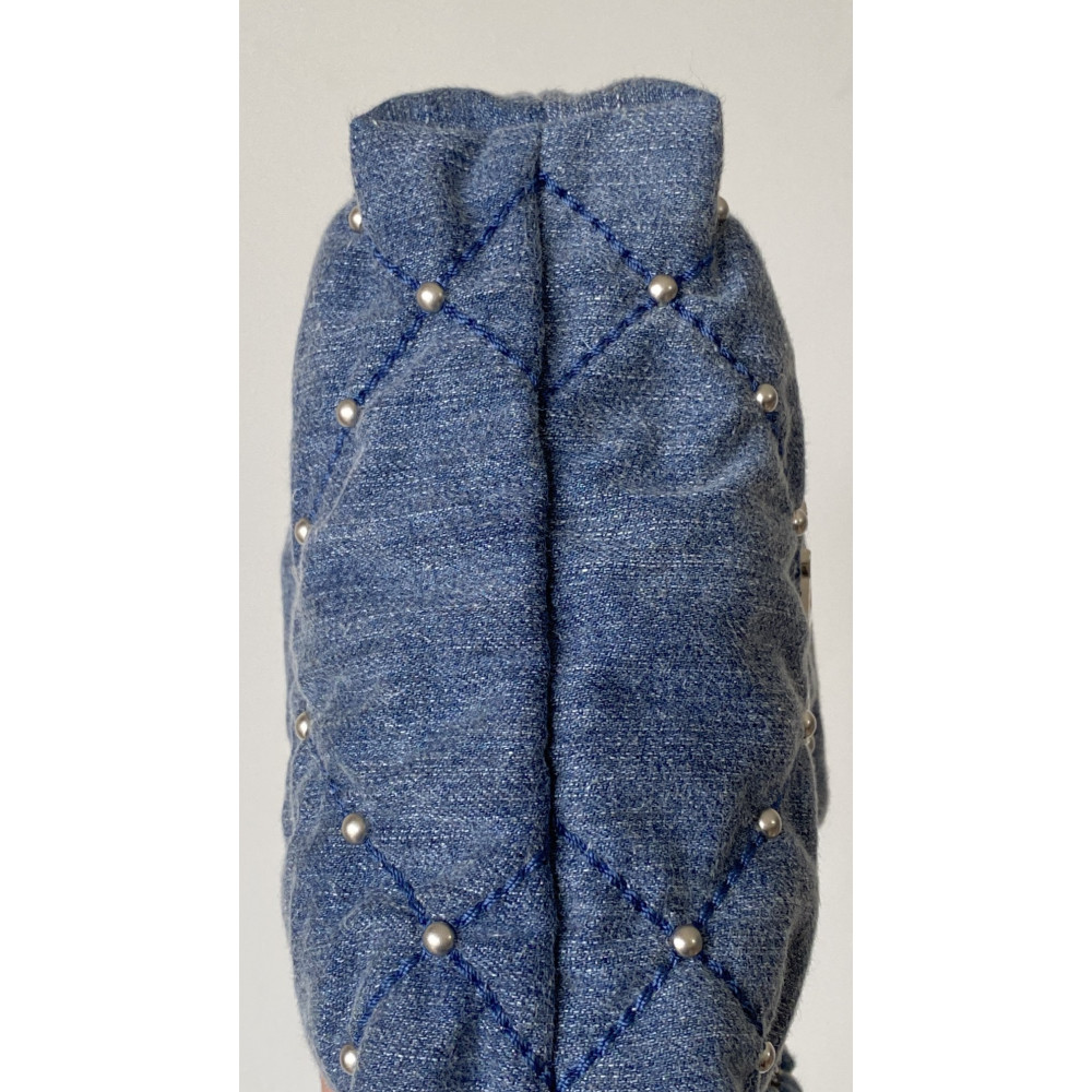 Chanel 25S mini 22Bag "denim nailhead denim" 