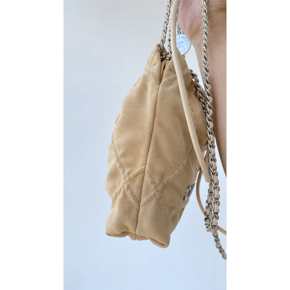 Chanel 25S mini 22Bag in apricot color