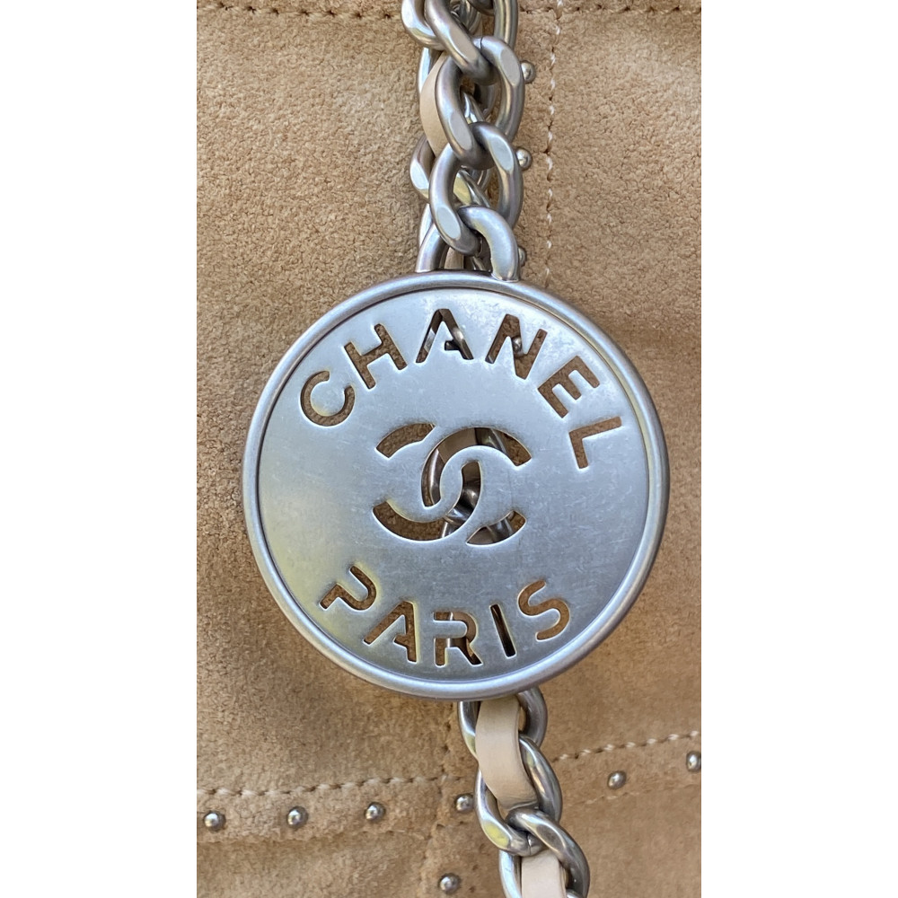Chanel 25S mini 22Bag in apricot color
