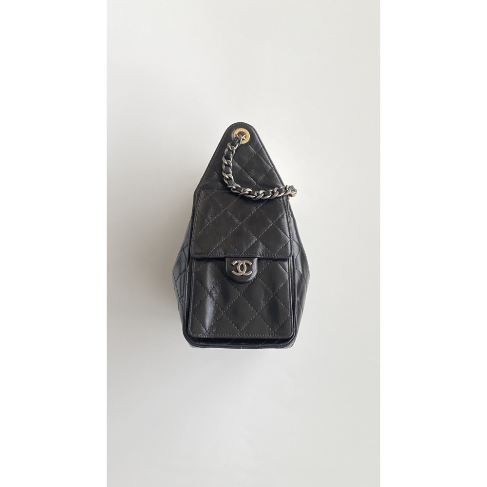 Chanel 25B Bag Small "Gold and Silver Chain" Hobo Boho Bag