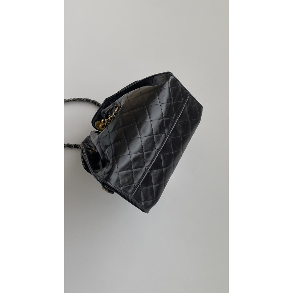 Chanel 25B Bag Small "Gold and Silver Chain" Hobo Boho Bag