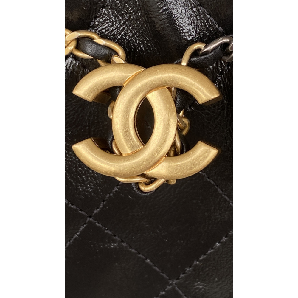 Chanel 25B Bag Small "Gold and Silver Chain" Hobo Boho Bag