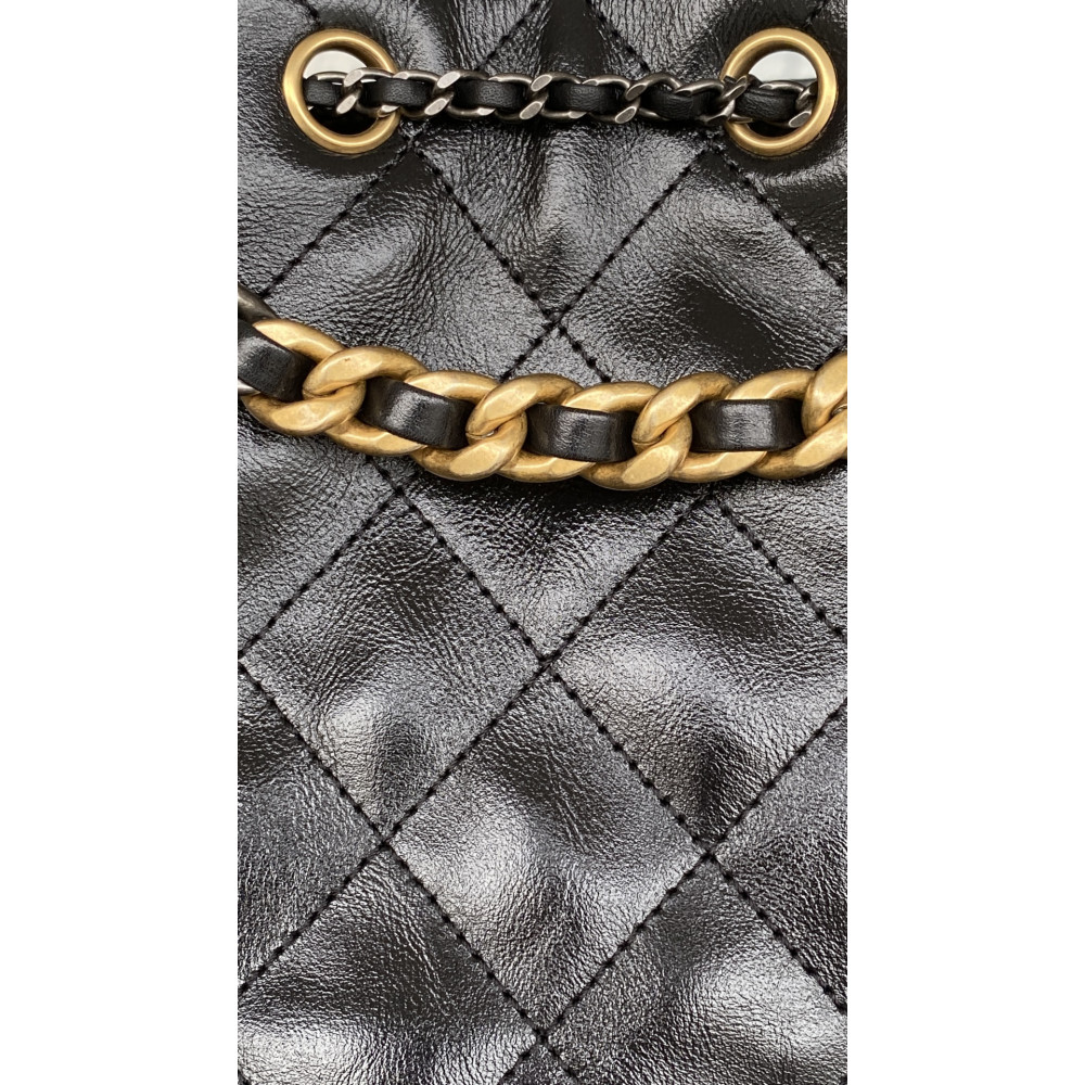 Chanel 25B Bag Small "Gold and Silver Chain" Hobo Boho Bag