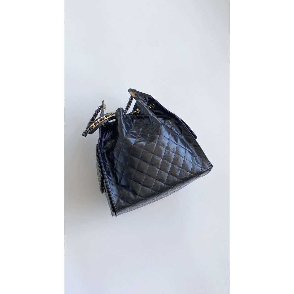 Chanel 25B Bag Medium "Gold and Silver Chain" Hobo Boho Bag