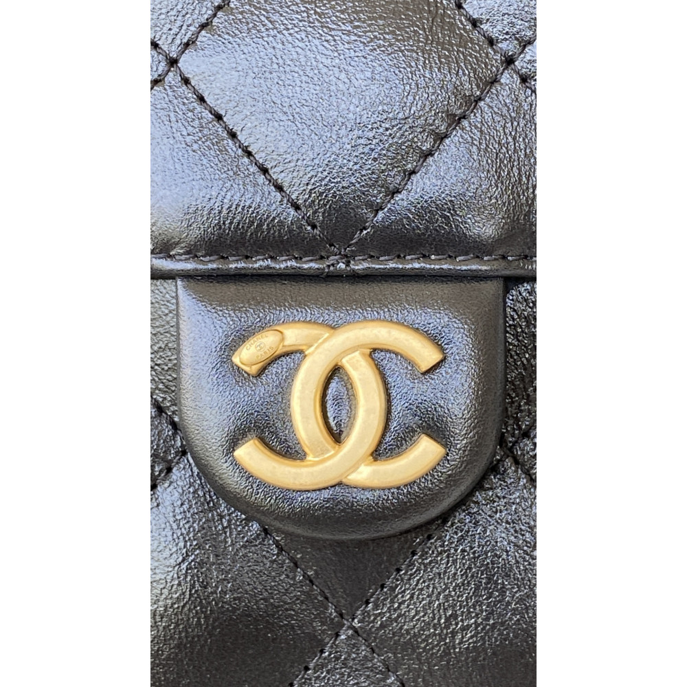 Chanel 25B Bag Medium "Gold and Silver Chain" Hobo Boho Bag
