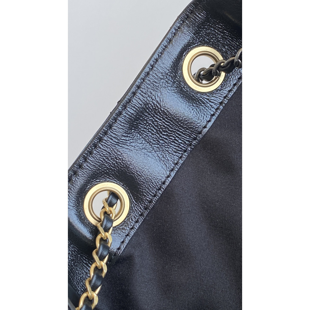 Chanel 25B Bag Medium "Gold and Silver Chain" Hobo Boho Bag