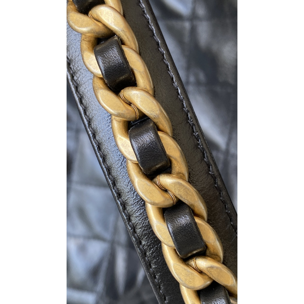 Chanel 25B Bag Medium "Gold and Silver Chain" Hobo Boho Bag