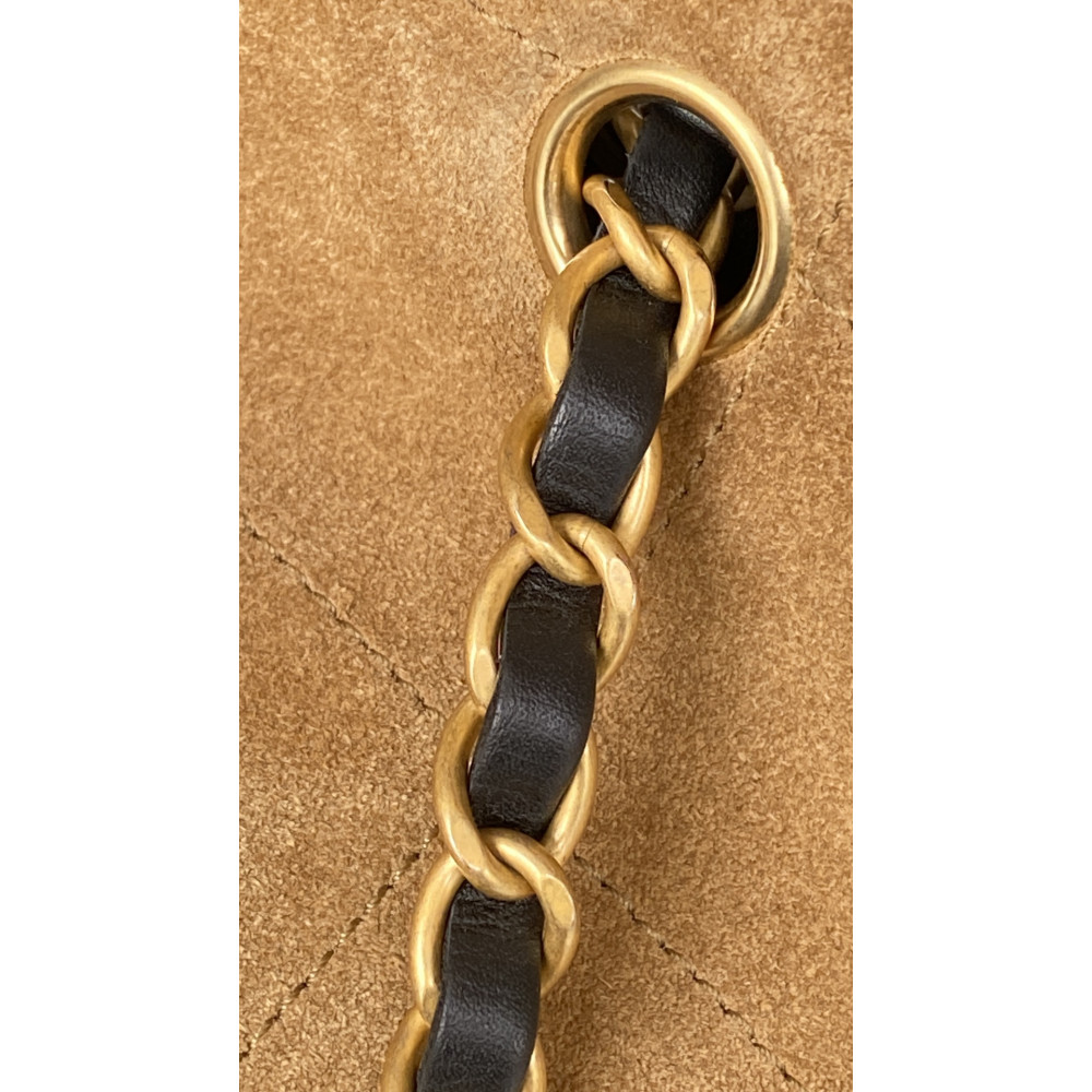 Chanel 25A large color-blocked shopping bag