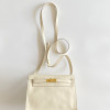 Hermès Kelly Danse "Milkshake White" classic dancing bag