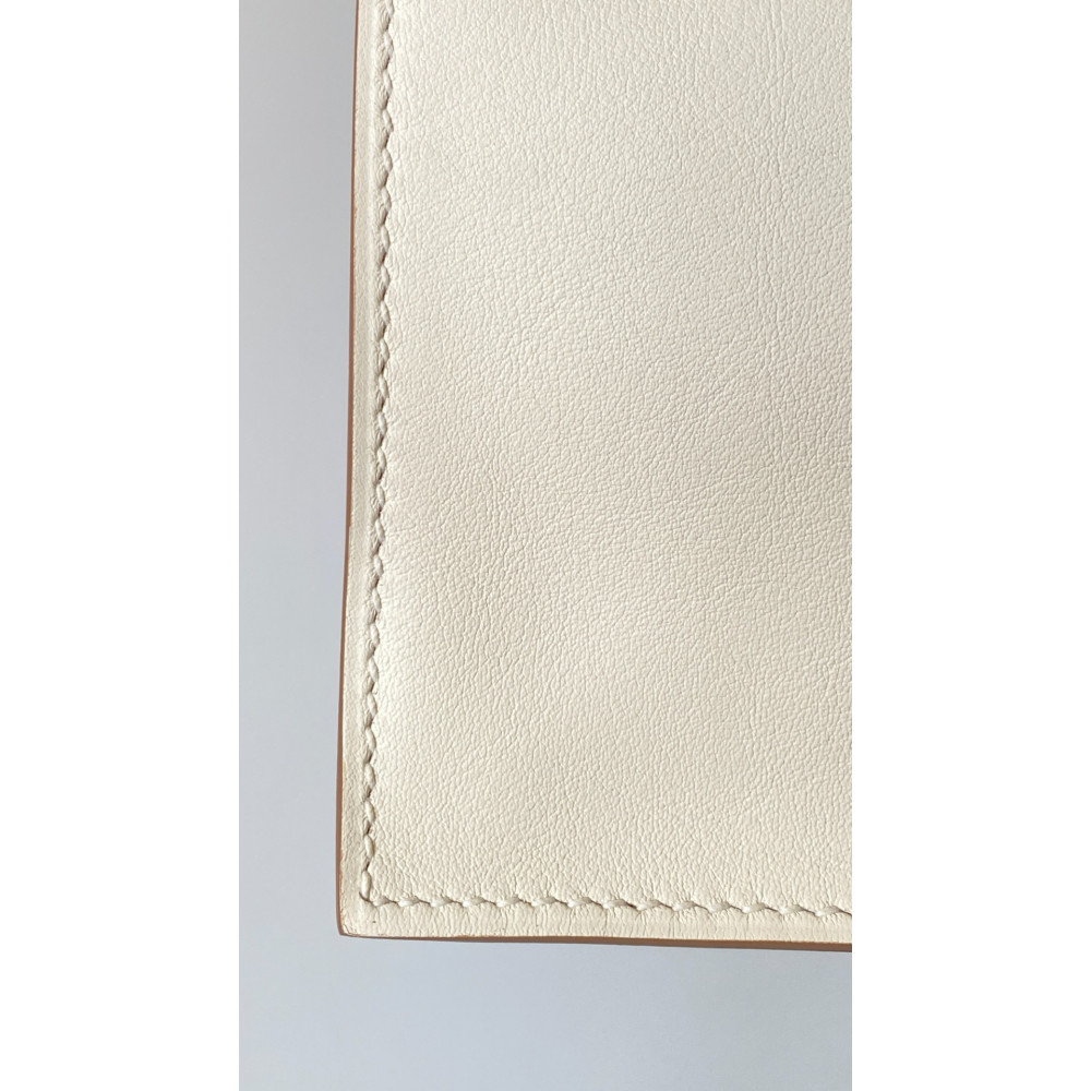 Hermès Kelly Danse "Milkshake White" classic dancing bag