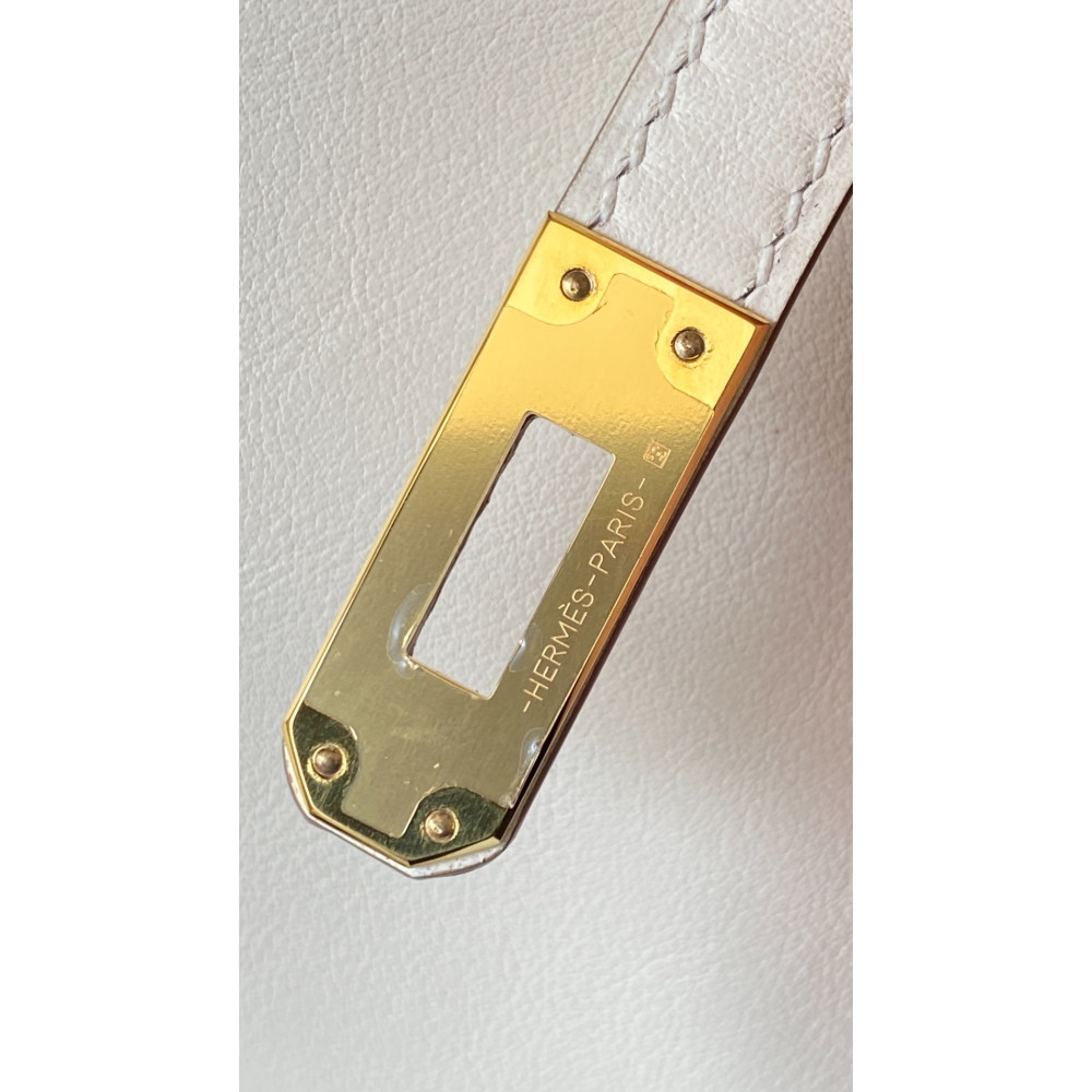 Hermès Kelly Danse "Milkshake White" classic dancing bag