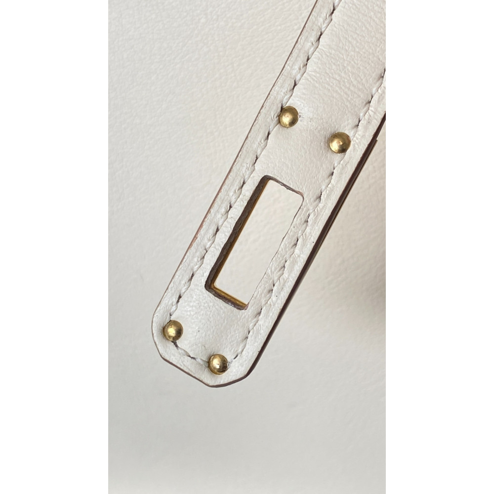 Hermès Kelly Danse "Milkshake White" classic dancing bag